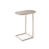 laptoptafel prismo recht in eiken naturel met lak kleur frame design leolux