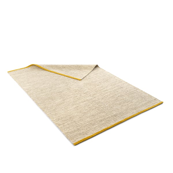 vloerkleed rye van pode hand geweven beige van wol en katoen