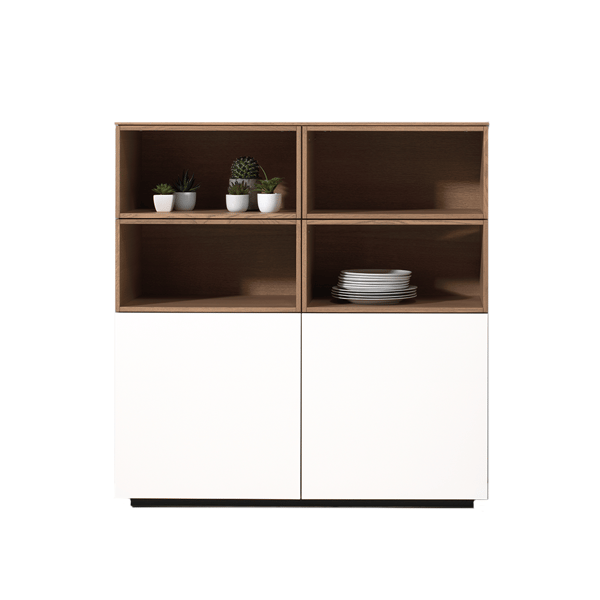 highboard cas 105 designkasten wit hout saunaco deruijtermeubel