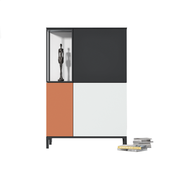highboard cas 106 designkasten bruin zwart deruijtermeubel