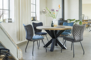ronde eetkamertafel uitgelicht deruijtermeubel woonwinkel cruquius hoofddorp