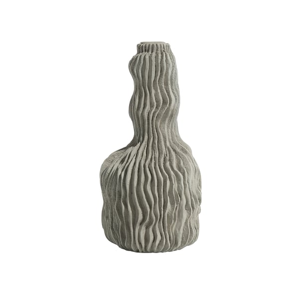 Kandelaar Loki 24cm polyresin steen beige cocomaison 48317