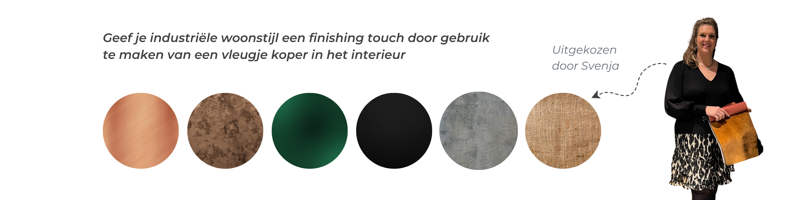 industriële woonstijl gekozen kleuren
