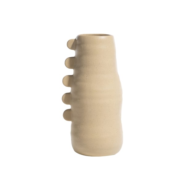 Vaas Birger polyresin steen beige cocomaison 48326