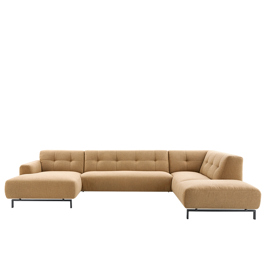 hoekbank moritia inhous emeubelen stof cruquius mustard kleur