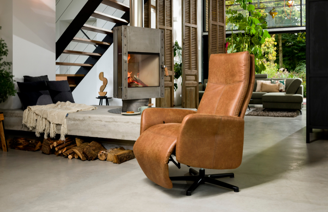 olympus relaxfauteuil leder