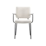 armstoel bady in boucle wit scandinavisch modere stoelen inhouse cruquius
