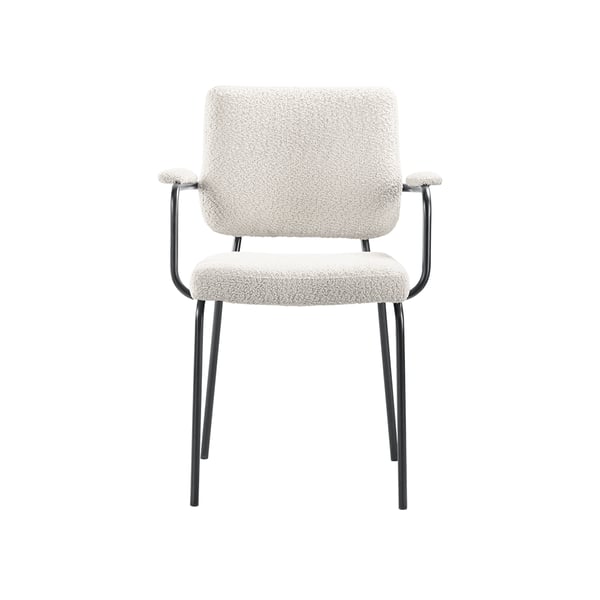 armstoel bady in boucle wit scandinavisch modere stoelen inhouse cruquius