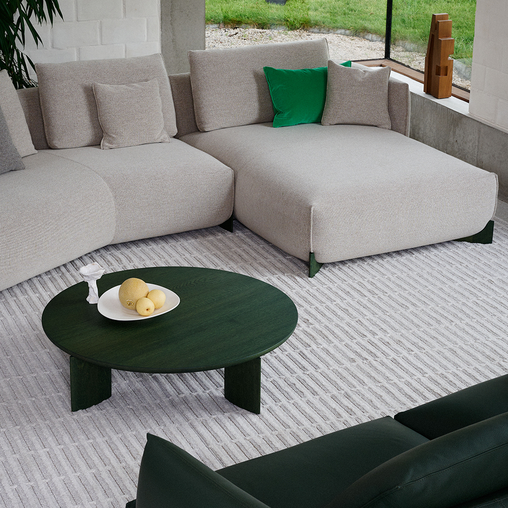 inspiratie ronde salontafel elli rond eiken beits leolux selectstore cruquius