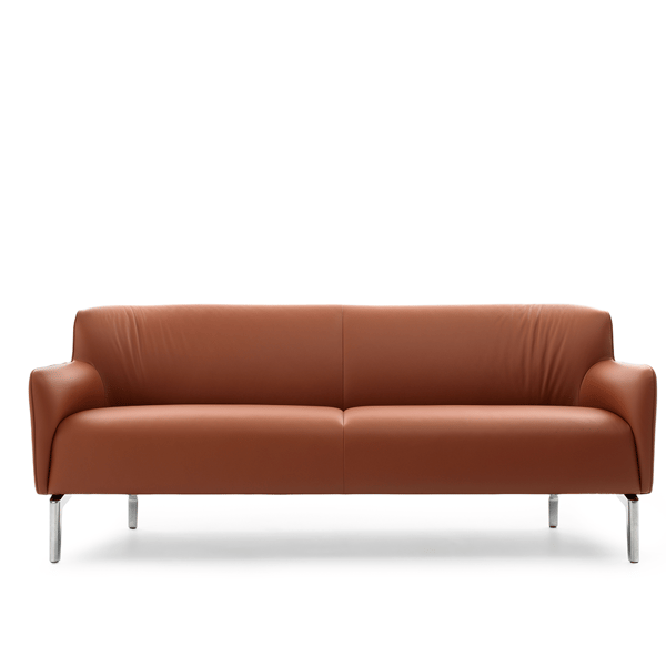 3 zitsbank Santosa evidence by Leolux leer bruin designmeubelen
