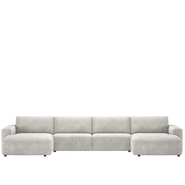Loungebank Murcia XL in stof met longchair hendersenhazel cruquius