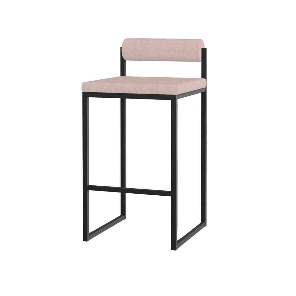Barkruk Bolster blossem stof orion studio henk cruquius designmeubelen