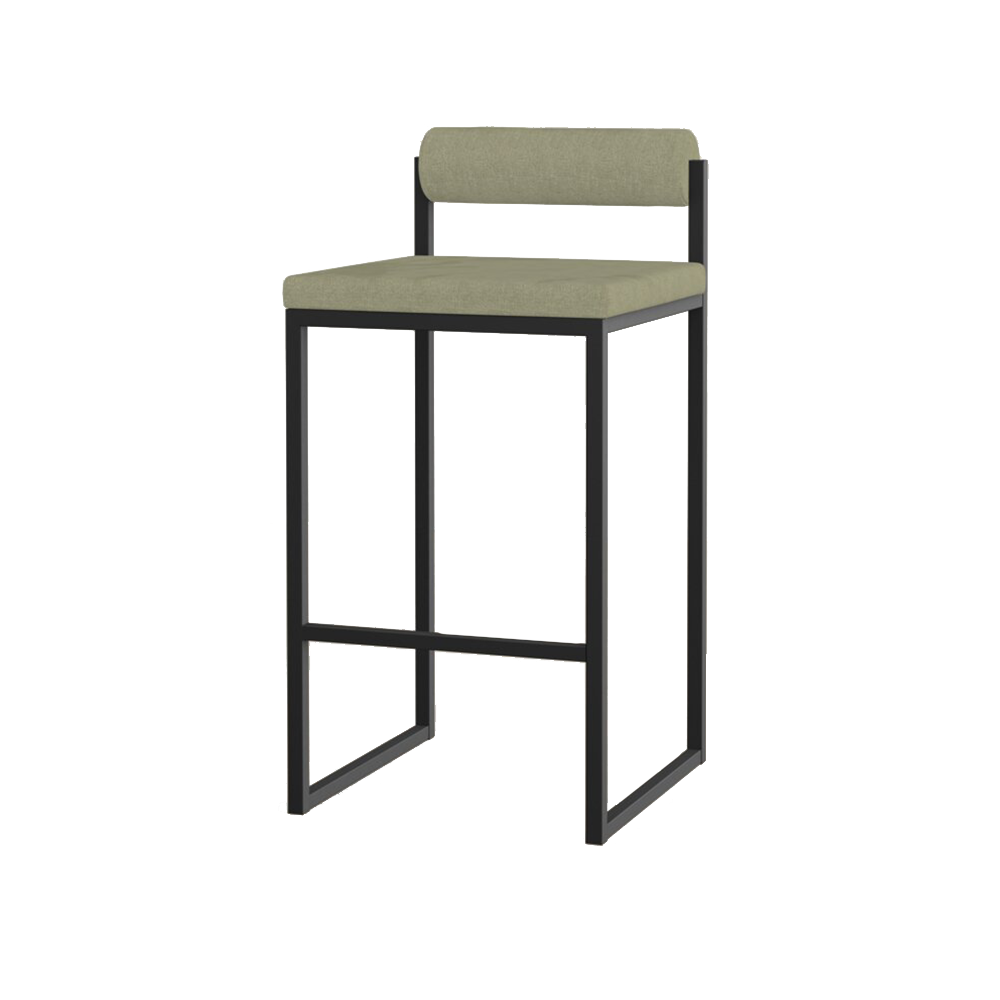 barkruk Bolster turtle stof orion studio henk cruquius designmeubelen