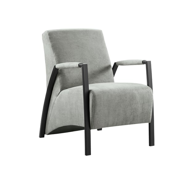 fauteuil grandola inhouse in microleder grijs deruijtermeubel