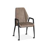Armstoel Spacio in stof chicago truffle INHOUSE Cruquius woonwinkel