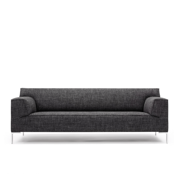 Bank Bloq in stof grijs designbanken design on stock