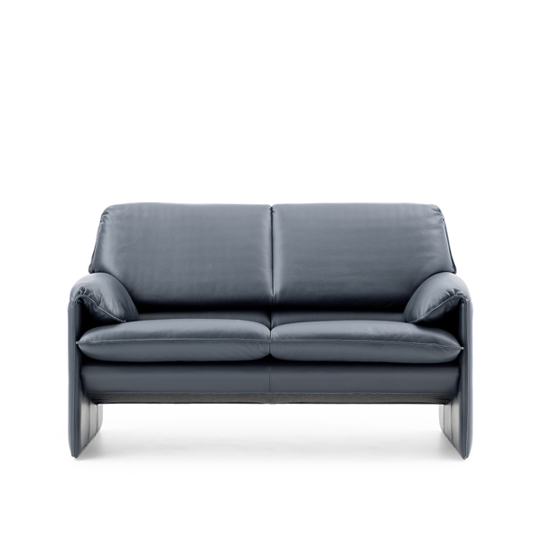 bank bora beta in leer blau leolux cruquius designbanken