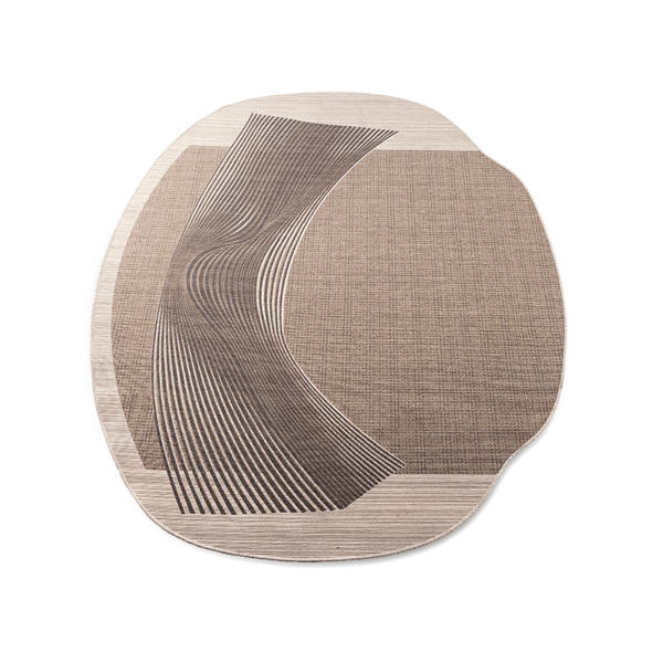 vloerkleed Warp sand pode design karpetten cruquius