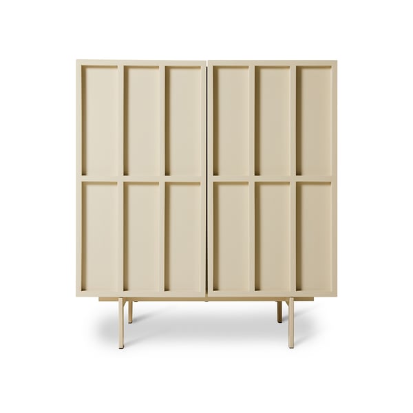 Dressoir Cupboard van HKliving met glanzende afwerking in kleur creme