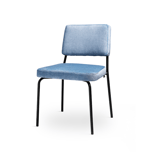 eetstoel Luma in stof blauw De Ruijter Collectie Private Label Cruquius