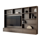 Flatbox melamine wandkast bruin area77