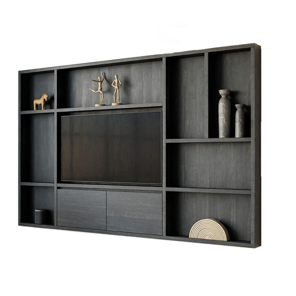 wandkast Flatbox donker grijs Area77 designkasten cinewall