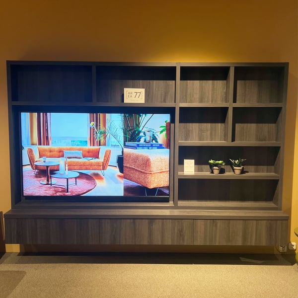 Wandkast Eastwood black oak
