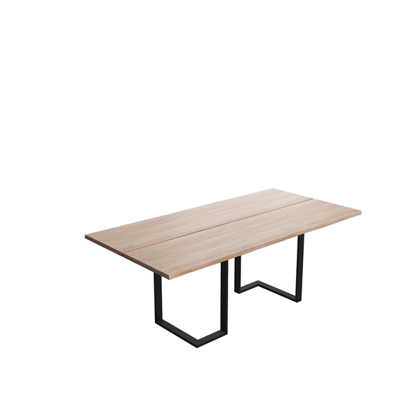 T0200 Japura uitschuifbaar tafel eiken