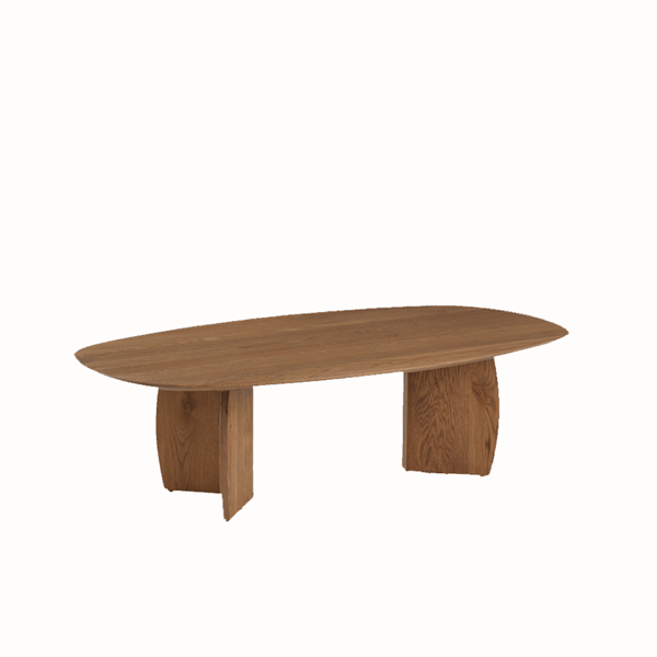 Salontafel Donato DYYK eikenhout deens ovaal