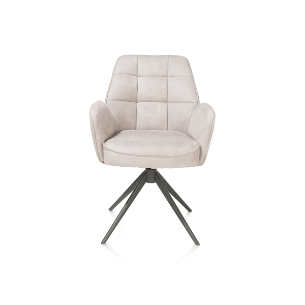 Voorzijde Bell Armstoel Henders & Hazel Modern Wit Comfort