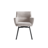 Armstoel bartia boucle geel modern design