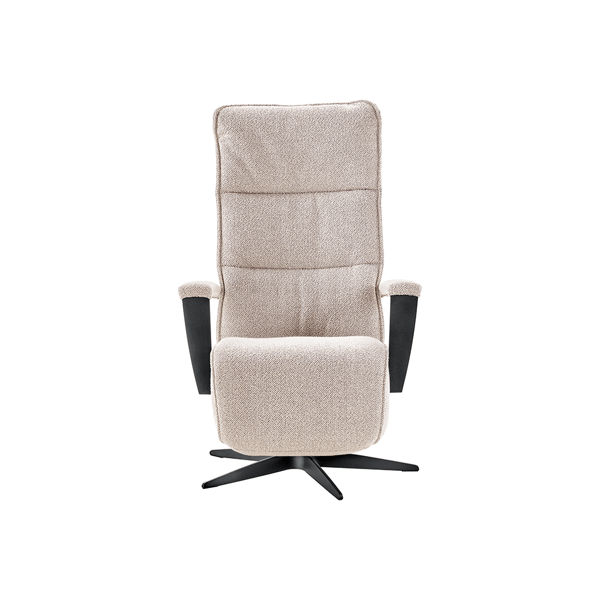 dalero relaxfauteuil relaxstoel stoffen fauteuil beige