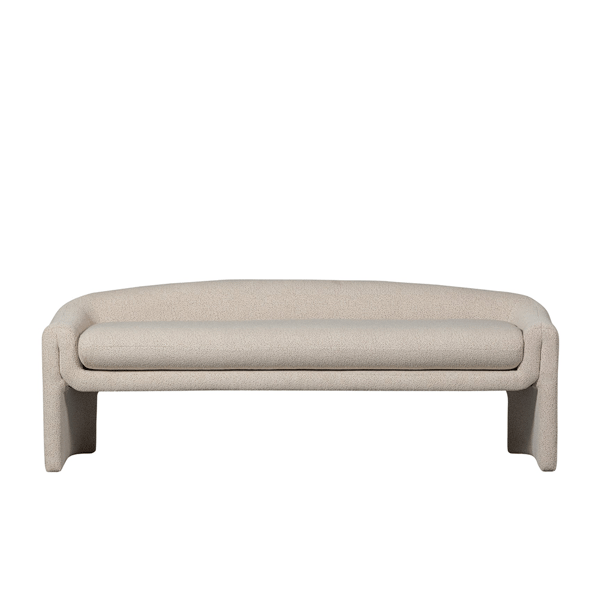 Eetbank Zone, BePureHome, eetbank, beige, zacht, japandi, scandinavisch, modern, neutraal