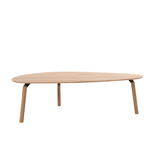 Eettafel Trinity, eettafel, eikenhout, organische vorm, houten eettafel, eetkamertafel, bert plantagie, design