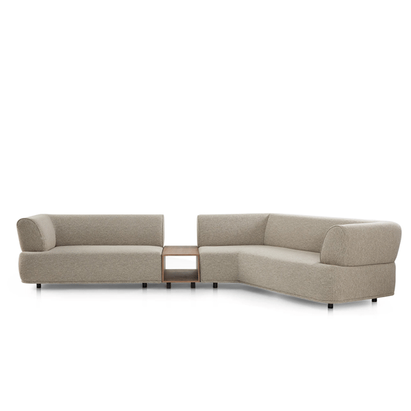 Lila dyyk organisch beige comfortabel strak design