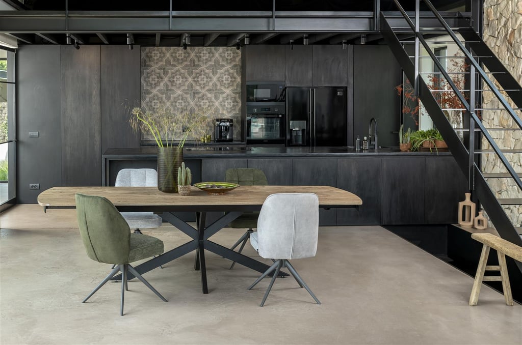 uitschuiftafel pavalon barnwood sfeerfoto