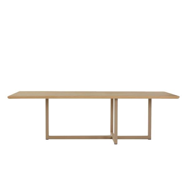 Eettafel Dante, Dyyk, moderne eettafel, strakke eettafel, natuurlijk, scandinavisch, modern, design, rechthoekige eettafel