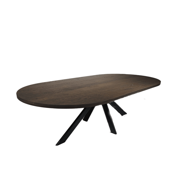 Tableliff bks meubelen eiken hout donker onderstel opties