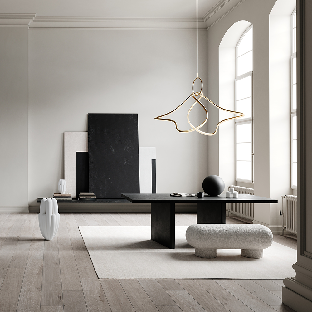 Hanglamp Kumo Big Chandelier, hanglamp, chandelier, 101 copenhagen, modern, design, messing