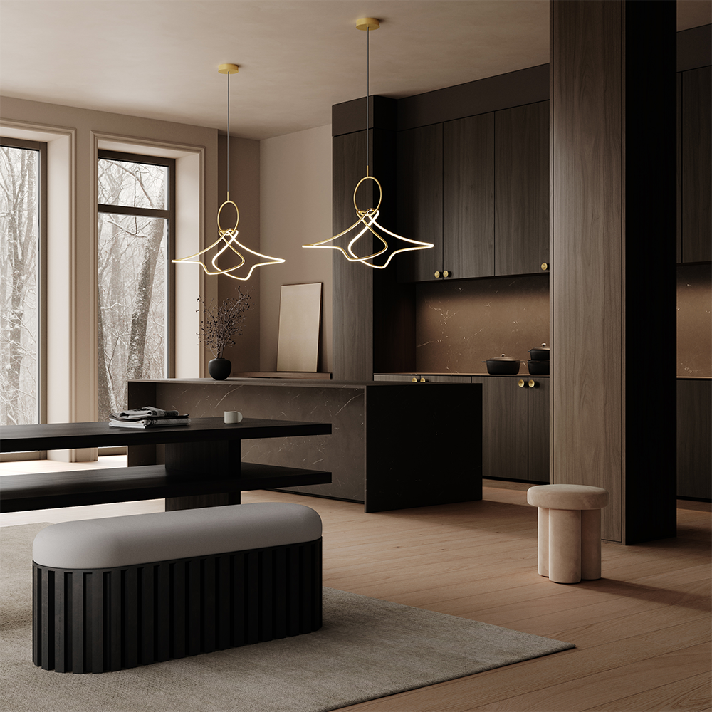 Hanglamp Kumo Big Chandelier, hanglamp, chandelier, 101 copenhagen, modern, design, messing