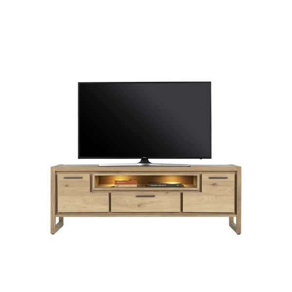 Lowboard Nystead 170, tv-meubel Nystead, modern tv-meubel, tv-meubel, henders en hazel, modern, industrieel, modern landelijk, landelijk, eikenhout, natuurlijk