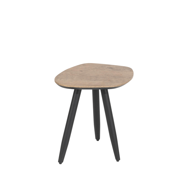bijzetafel palazio 40, salontafel, bijzettafel, organische bijzettafel, industrieel, organisch, organische salontafel, modern, henders en hazel, vintage eiken