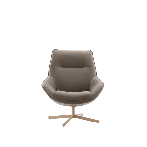 Draaifauteuil 115 geoff leder bruin house of dutchz