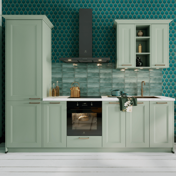 Keuken Colombo Riet met warme riettinten, luxe werkblad en innovatieve keukenapparatuur. Stijlvolle en functionele keuken met een natuurlijke uitstraling