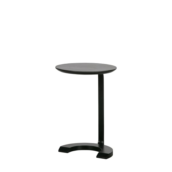 bijzettafel floor, bijzettafel, WOOOD, bijzettafel zwart, mangohouten tafel, tafel mangohout zwart, bijzettafel metaal, ronde bijzettafel, tafeltje bank, compacte bijzettafel, bijzetter woonkamer