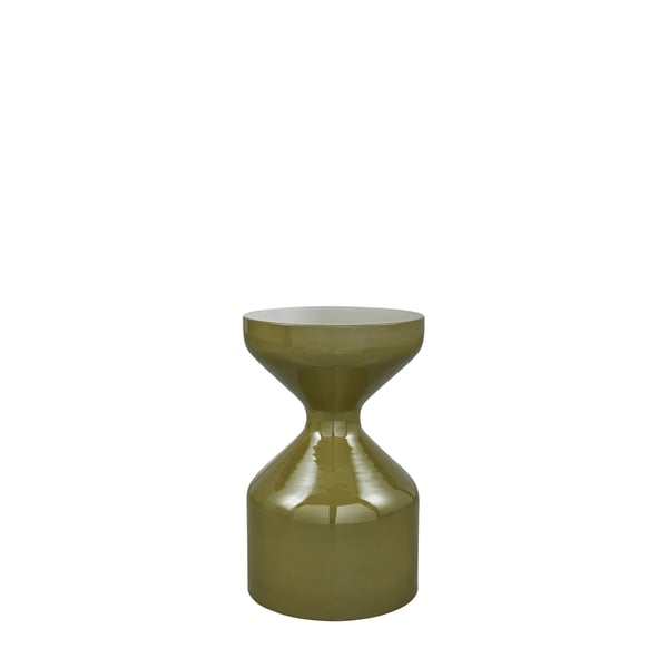 bijzettafel floyd, bijzettafel, Woood, design tafel, hoogglans meubel, bijzettafel groen, seventies interieur, metalen tafeltje, sculpturale vorm, Woood Exclusive, design bijzettafel, organisch design