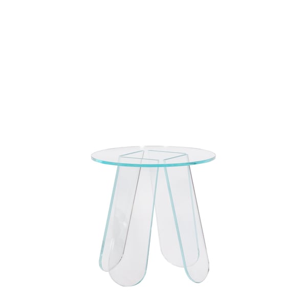 bijzettafel walt, bijzettafel, WOOOD, bijzettafel acryl, transparant tafeltje, design bijzettafel, modern interieur, luchtig meubel, scandinavisch design, minimalistische bijzettafel, nachtkastje modern