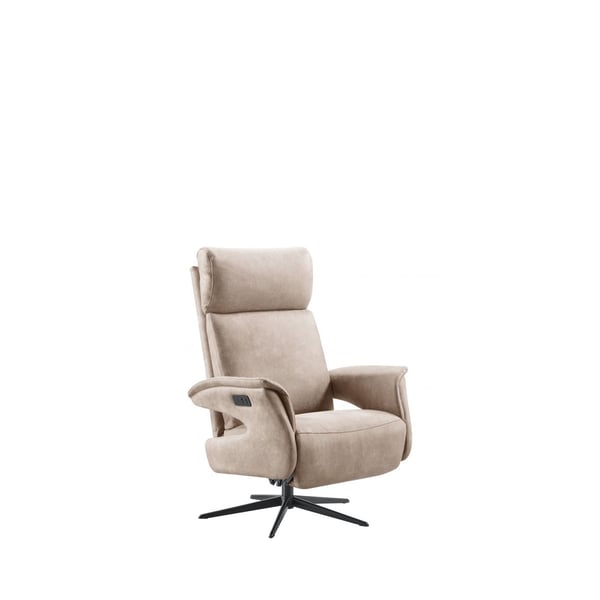 relaxfauteuil, Heranti, grijs, microleder, verstelbaar, elektrisch, comfort, draaibaar, design, showroom, modern, klassiek, landelijk, industrieel, scandinavisch, romantisch