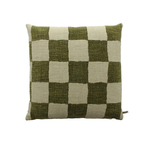 Kussen Checky 60x60 cm Olive
