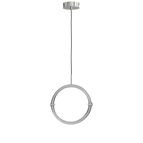 Hanglamp Maru 40 cm met dubbele cirkels en geïntegreerde LED verlichting in modern geometrisch design